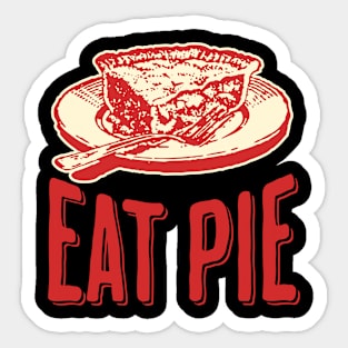 Eat Pie Sticker